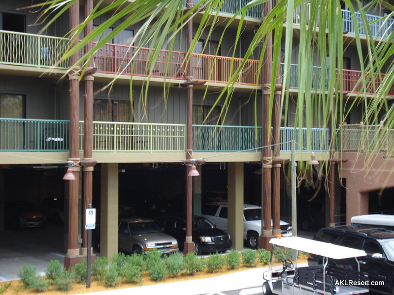 Ground level parking